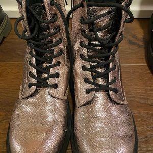 Dr Marten pink boots size 5